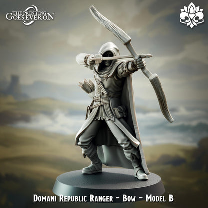 Tabletop Minitures | Domani Republic | Rangers | The Printing Goes Ever On | Fantasy Miniaturen