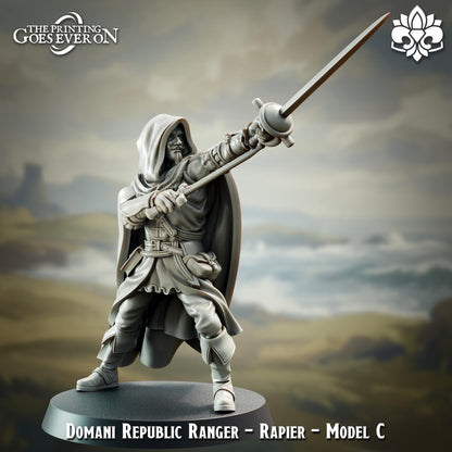 Tabletop Minitures | Domani Republic | Rangers | The Printing Goes Ever On | Fantasy Miniaturen