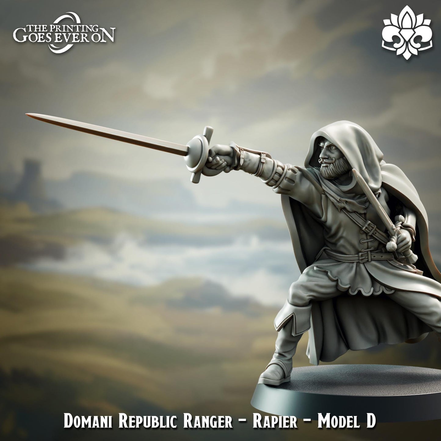 Tabletop Minitures | Domani Republic | Rangers | The Printing Goes Ever On | Fantasy Miniaturen