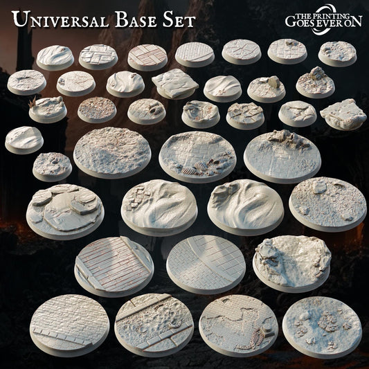Bases | Wasteland | Universal 3D Base | Wargames, Miniaturen, Figuren | Verschiedene Größen