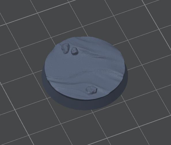 Bases | Wüste | Universal 3D Base | Wargames, Miniaturen, Figuren | Verschiedene Größen
