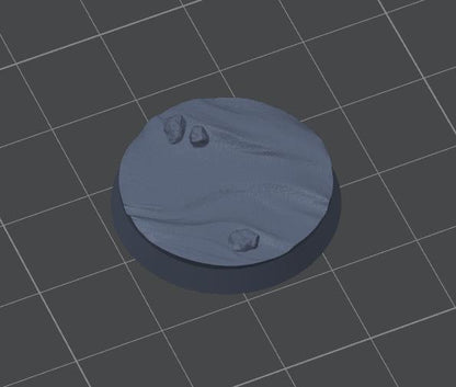 Bases | Wüste | Universal 3D Base | Wargames, Miniaturen, Figuren | Verschiedene Größen