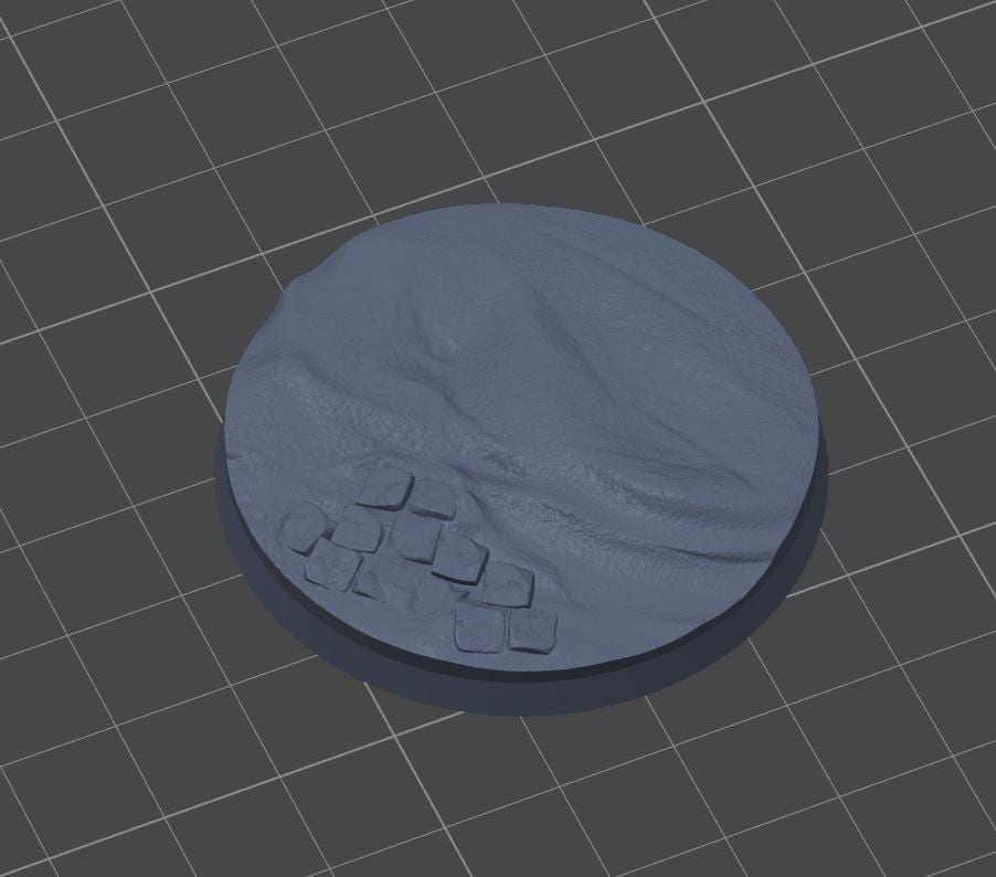 Bases | Wüste | Universal 3D Base | Wargames, Miniaturen, Figuren | Verschiedene Größen