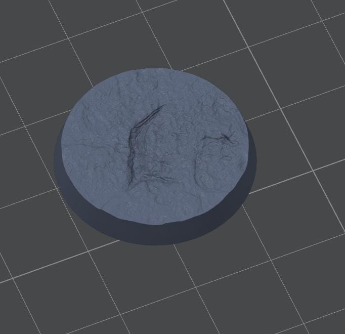 Bases | Wasteland | Universal 3D Base | Wargames, Miniaturen, Figuren | Verschiedene Größen