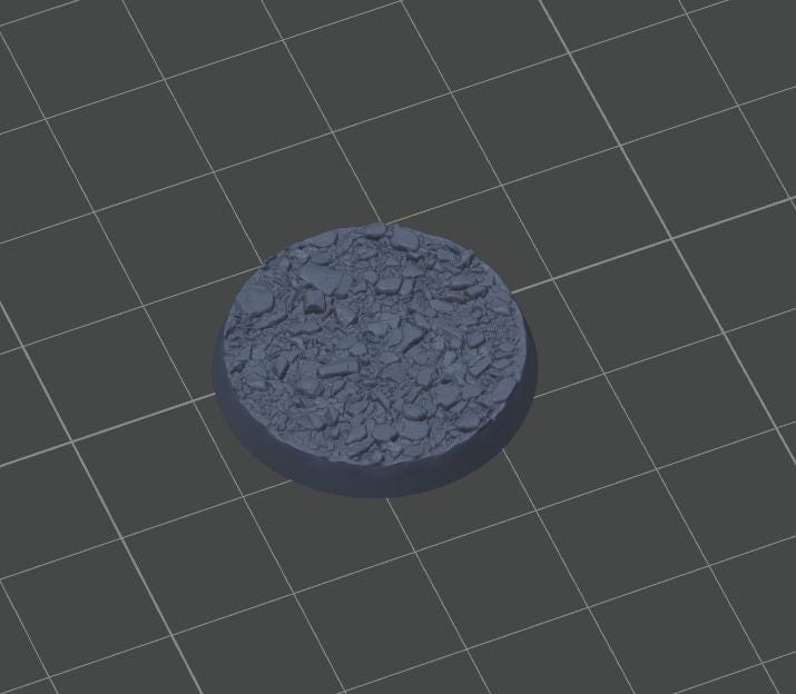 Bases | Wasteland | Universal 3D Base | Wargames, Miniaturen, Figuren | Verschiedene Größen