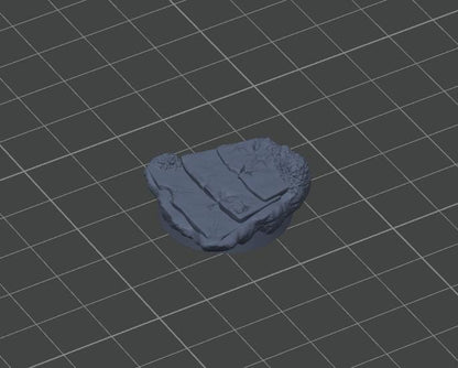 Bases | Ruinen | Universal 3D Base | Wargames, Miniaturen, Figuren | Verschiedene Größen