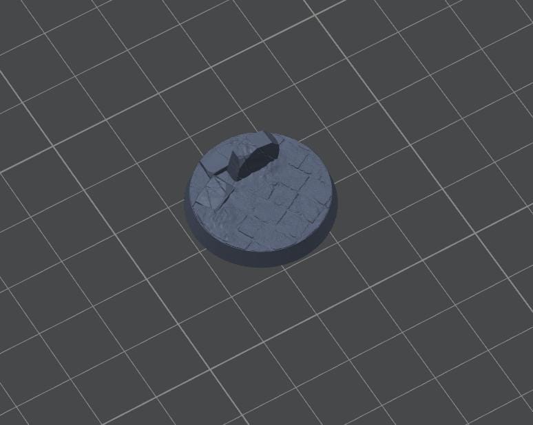 Bases | Ruinen | Universal 3D Base | Wargames, Miniaturen, Figuren | Verschiedene Größen