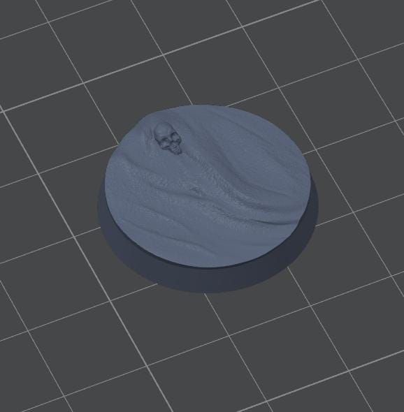 Bases | Wüste | Universal 3D Base | Wargames, Miniaturen, Figuren | Verschiedene Größen