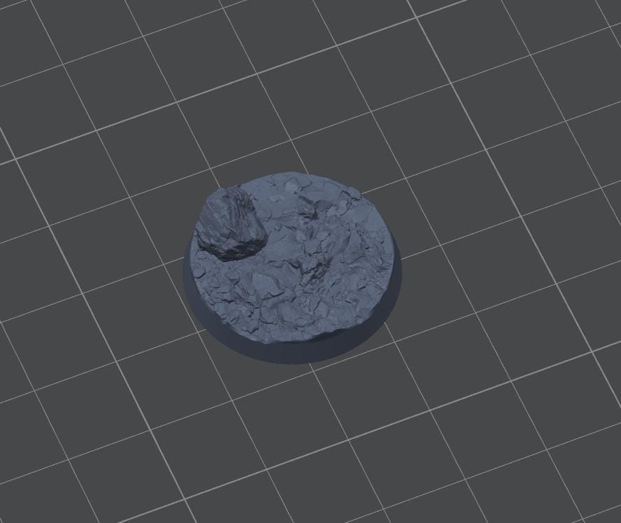 Bases | Wasteland | Universal 3D Base | Wargames, Miniaturen, Figuren | Verschiedene Größen