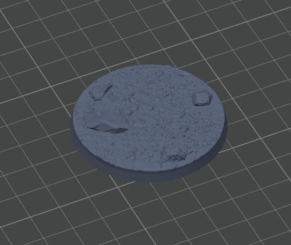 Bases | Wasteland | Universal 3D Base | Wargames, Miniaturen, Figuren | Verschiedene Größen