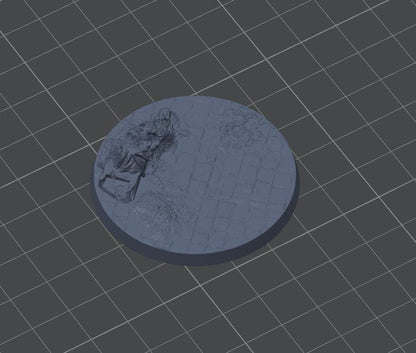 Bases | Ruinen | Universal 3D Base | Wargames, Miniaturen, Figuren | Verschiedene Größen