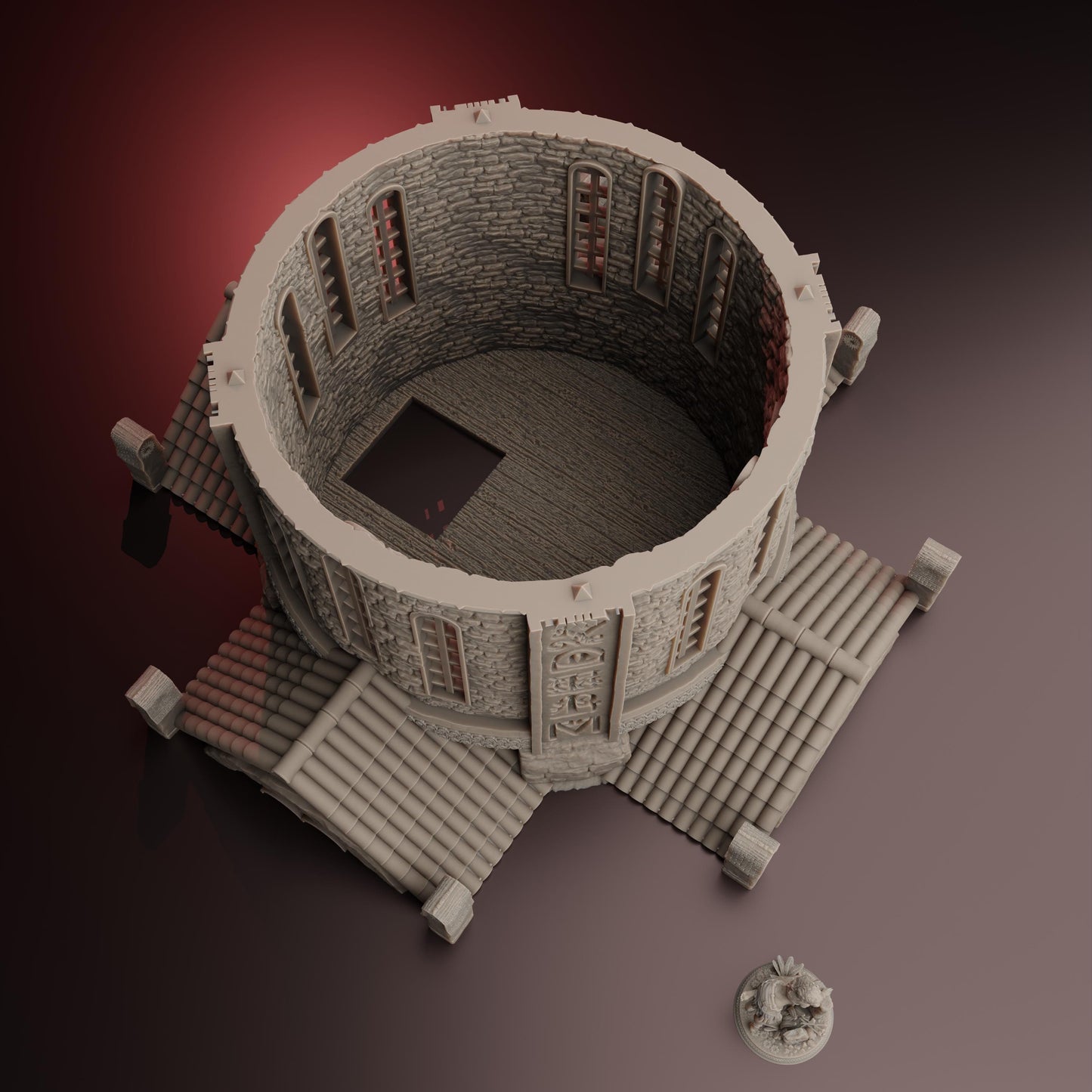 Trench Crusade | Glockenturm | Crimson tree Temple | Tabletop Gelände | WW 1 | Fantasy terrain