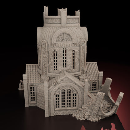 Trench Crusade | Glockenturm | Ruine | Crimson tree Temple | Tabletop Gelände | WW 1 | Fantasy terrain
