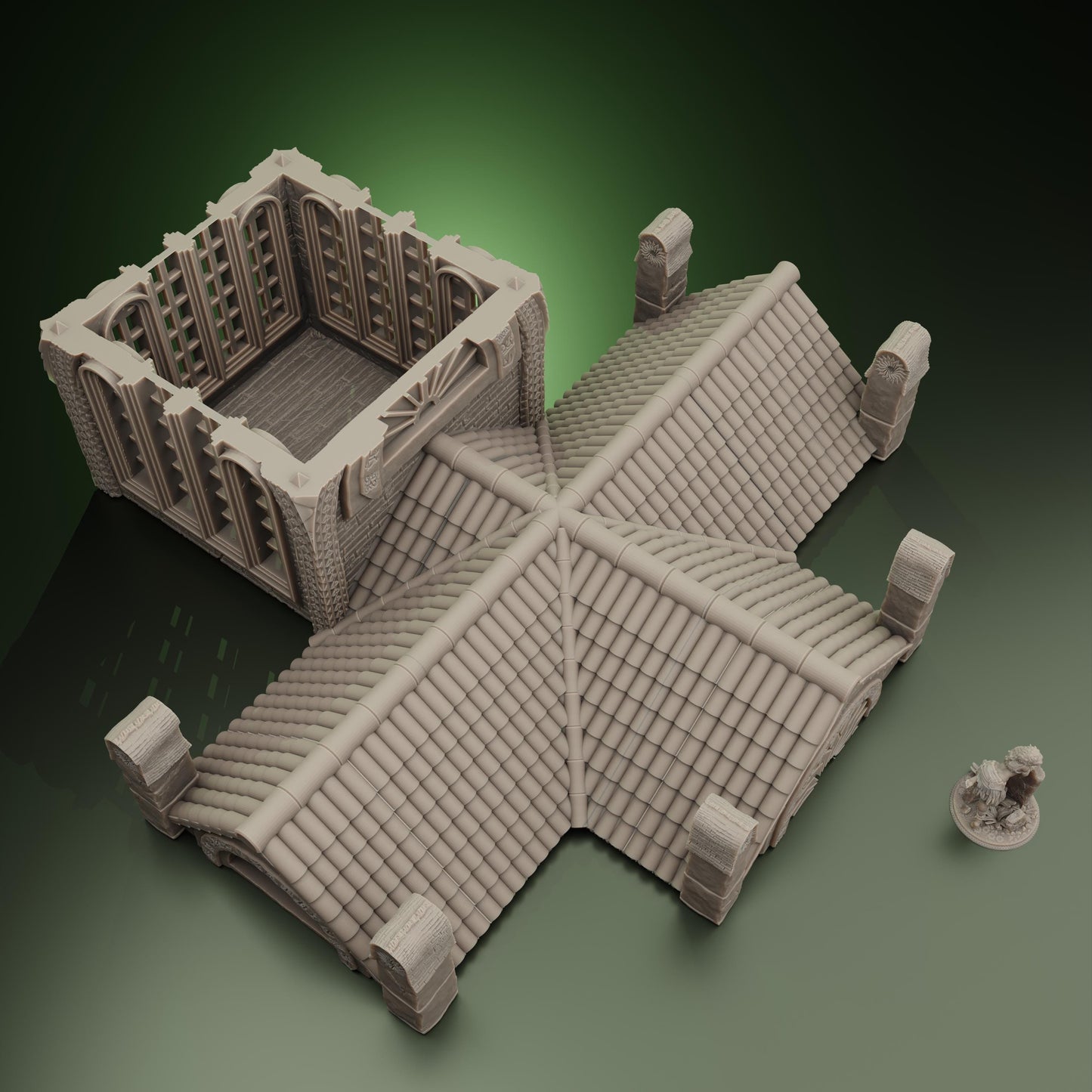 Trench Crusade | Baumtempel | Crimson tree Temple | Tabletop Gelände | WW 1 | Fantasy terrain