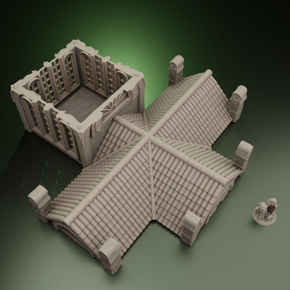 Trench Crusade | Baumtempel | Crimson tree Temple | Tabletop Gelände | WW 1 | Fantasy terrain