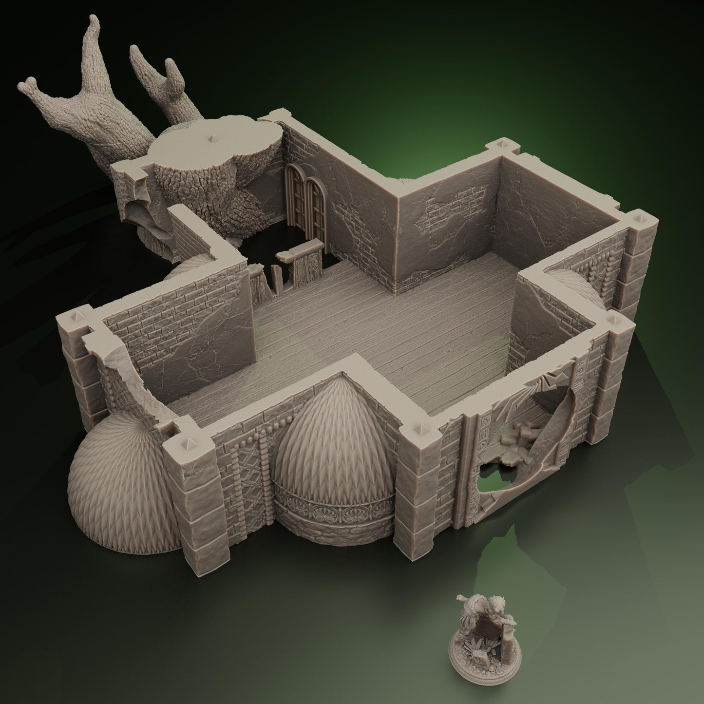 Trench Crusade | Baumtempel | Ruine | Crimson tree Temple | Tabletop Gelände | WW 1 | Fantasy terrain