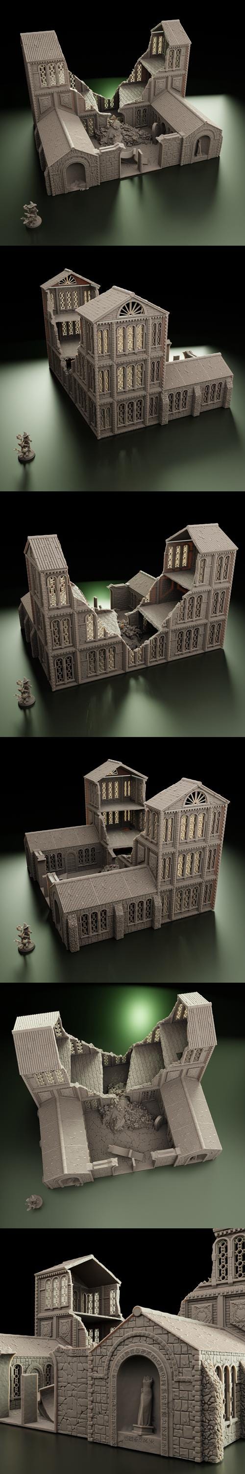 Trench Crusade | Haus 1 | Izidium Quarter | Tabletop Gelände | WW 1 | Fantasy terrain