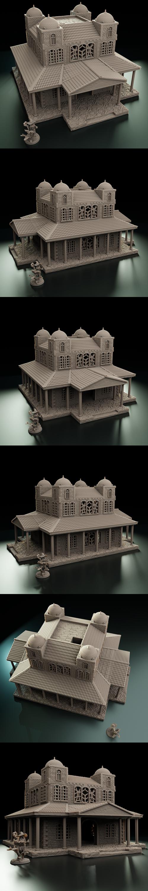 Trench Crusade | Haus 2 | Izidium Quarter | Tabletop Gelände | WW 1 | Fantasy terrain