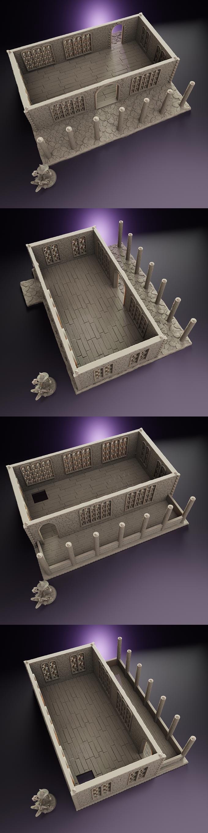 Trench Crusade | Haus 3 | Izidium Quarter | Tabletop Gelände | WW 1 | Fantasy terrain