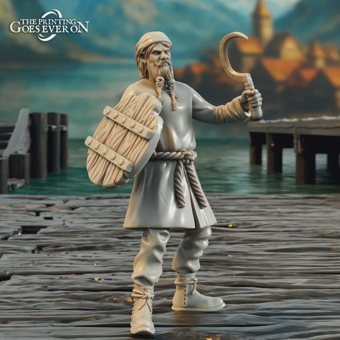 Tabletop Miniaturen | Wasserstadt | Driftport Town | Fantasy Miniaturen | 28mm