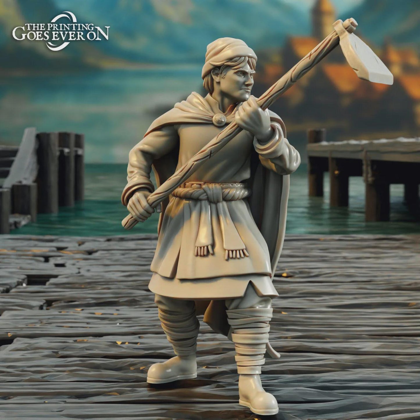 Tabletop Miniaturen | Wasserstadt | Driftport Town | Fantasy Miniaturen | 28mm