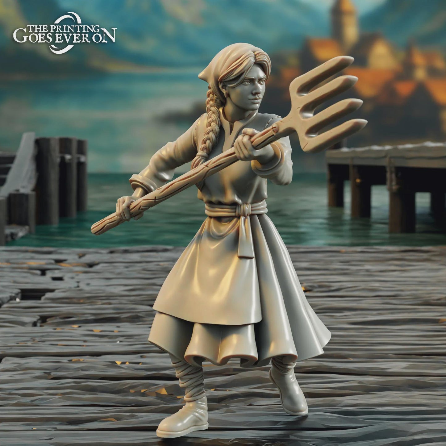 Tabletop Miniaturen | Wasserstadt | Driftport Town | Fantasy Miniaturen | 28mm