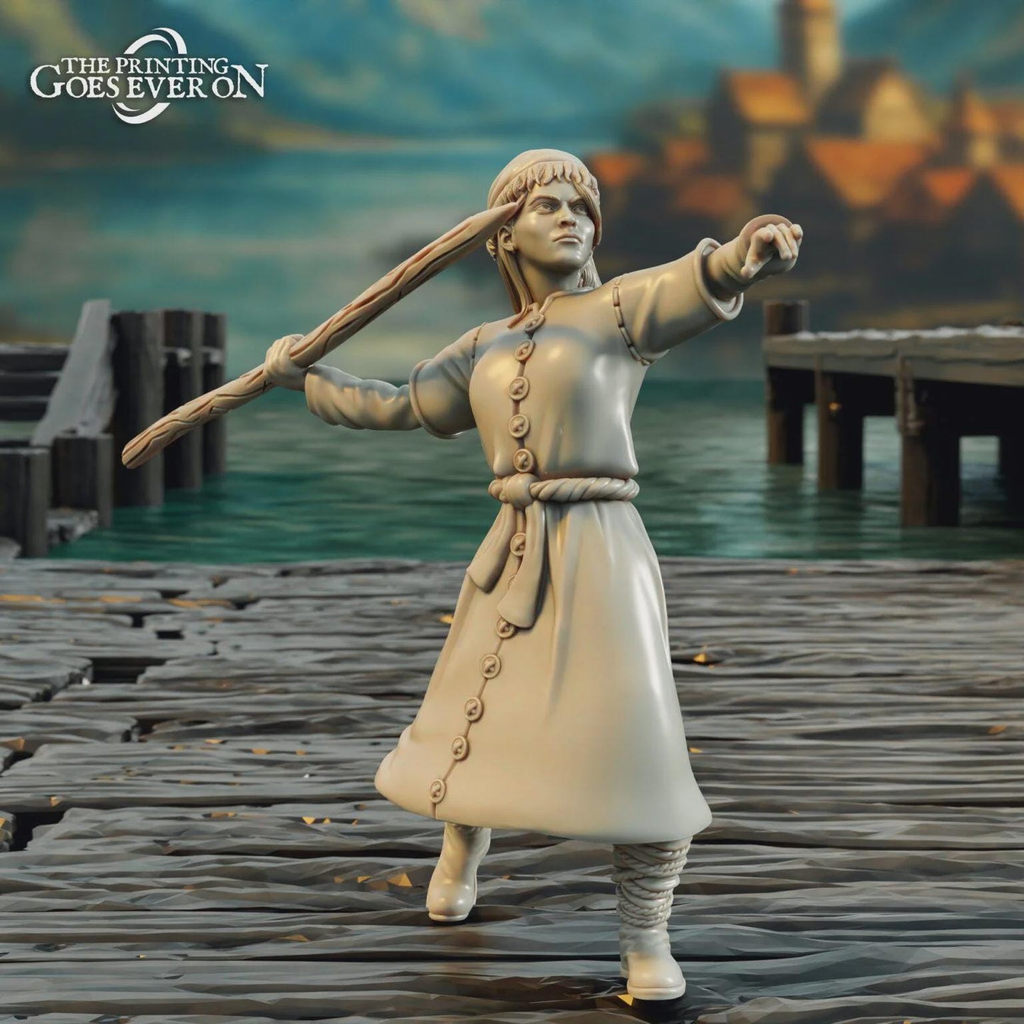 Tabletop Miniaturen | Wasserstadt | Driftport Town | Fantasy Miniaturen | 28mm