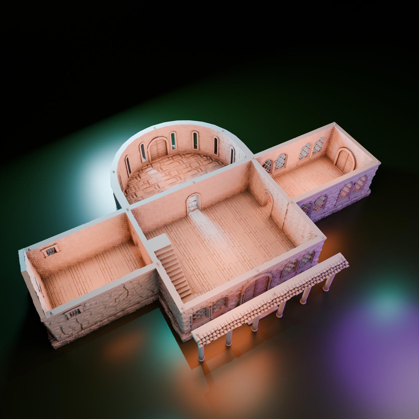 Trench Crusade | Agnium glory Kastron | Tabletop Gelände | WW 1 | Fantasy terrain