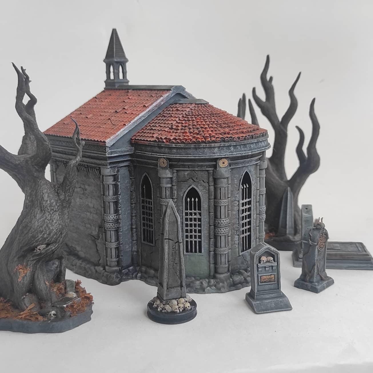 Friedhof | Crypt | Twilight of Agnium | Agnium Old Cemetery | Tabletop Gelände | Fantasy terrain
