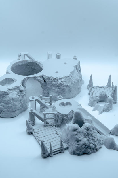 Tabletop Gelände | Orc Pit | Conquest Creations | Iron Horde and Wizards Fortress | Herr der Ringe | Fantasy terrain