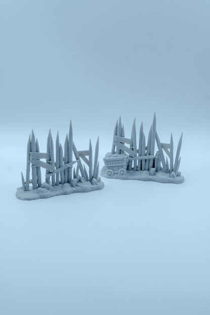 Tabletop Minitures | Goblin Palisade | Mines of Maznar | The Printing Goes Ever On | Herr der Ringe | MESBG