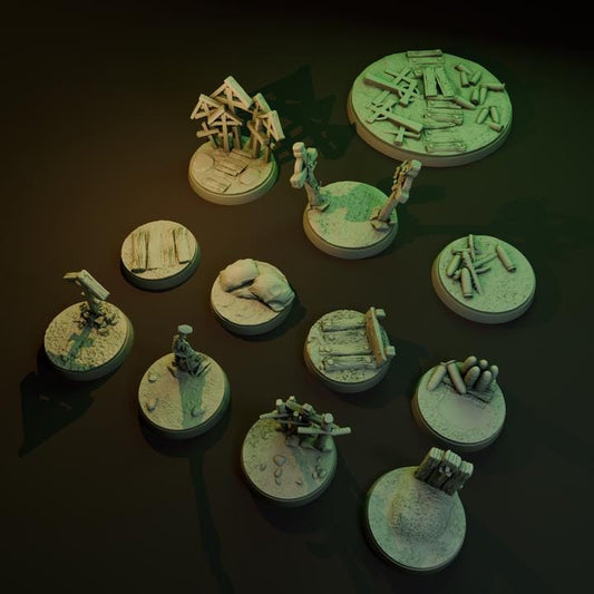Bases | Trench Crusade | Universal 3D Base | Wargames, Miniaturen, Figuren
