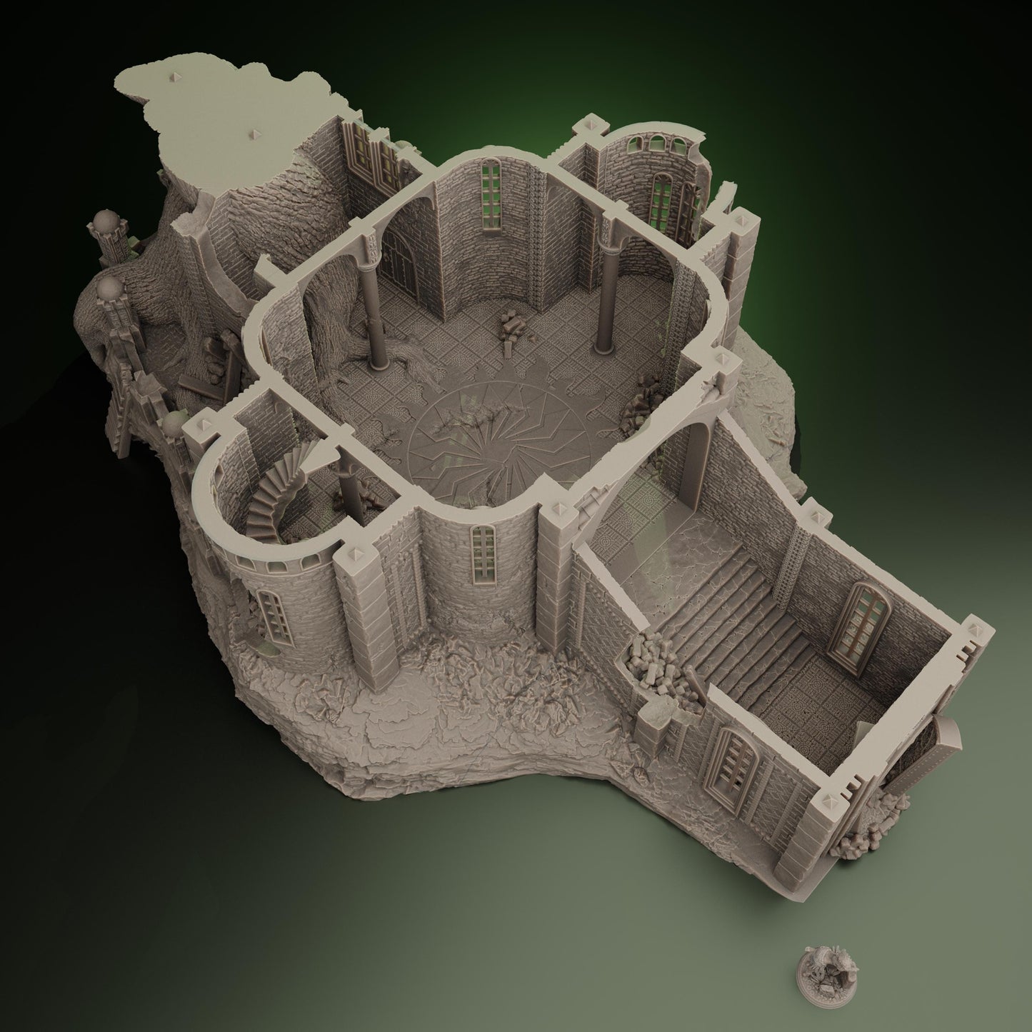 Trench Crusade | Baumtempel | Ruine | Crimson tree Temple | Tabletop Gelände | WW 1 | Fantasy terrain
