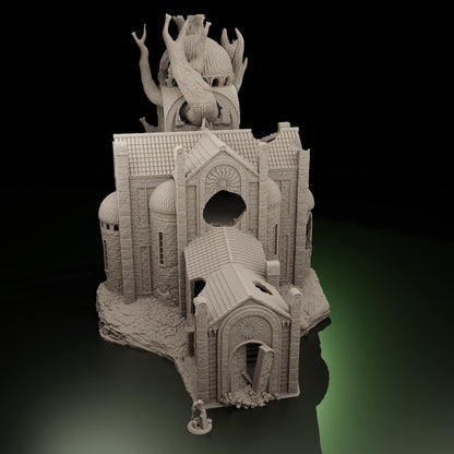 Trench Crusade | Baumtempel | Ruine | Crimson tree Temple | Tabletop Gelände | WW 1 | Fantasy terrain