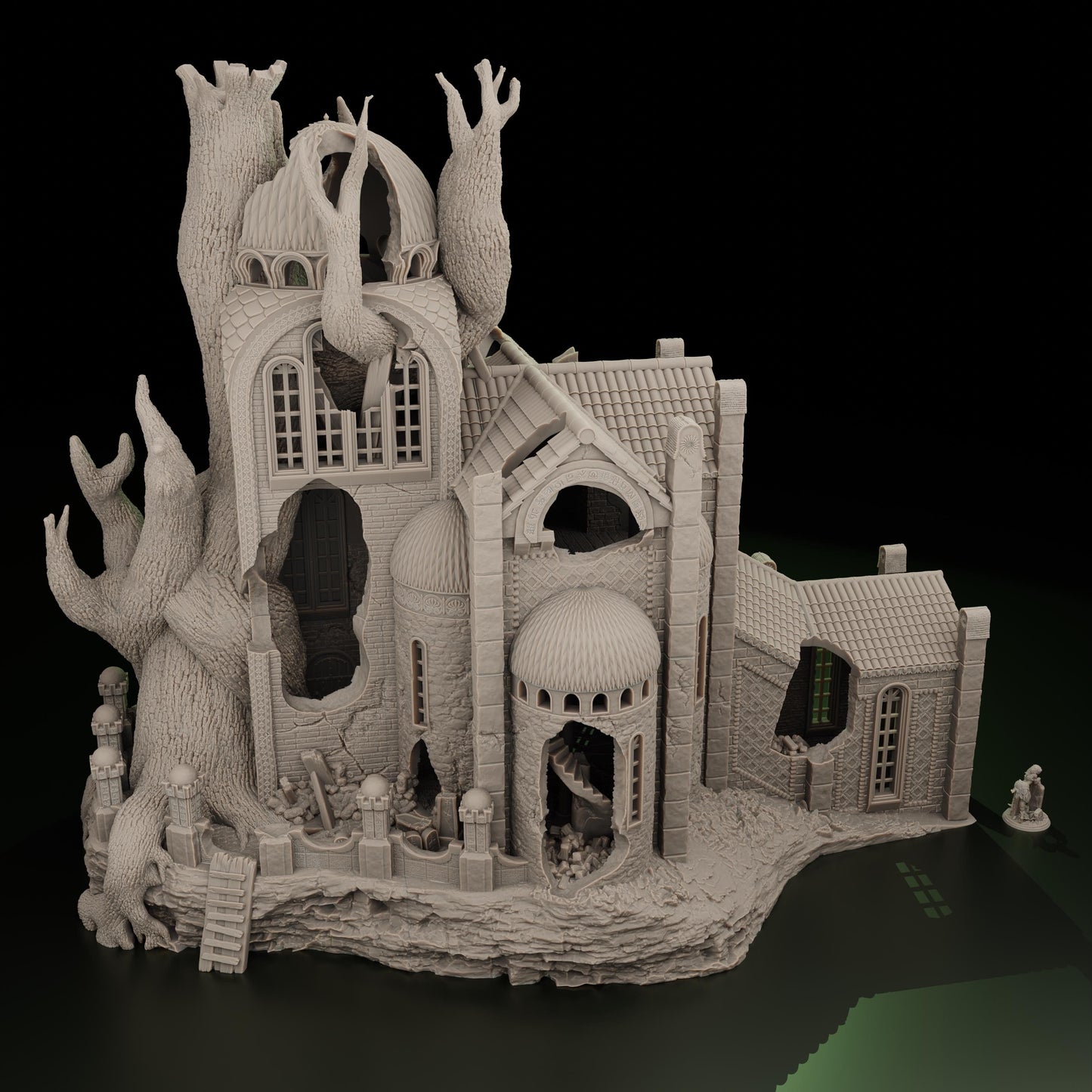 Trench Crusade | Baumtempel | Ruine | Crimson tree Temple | Tabletop Gelände | WW 1 | Fantasy terrain