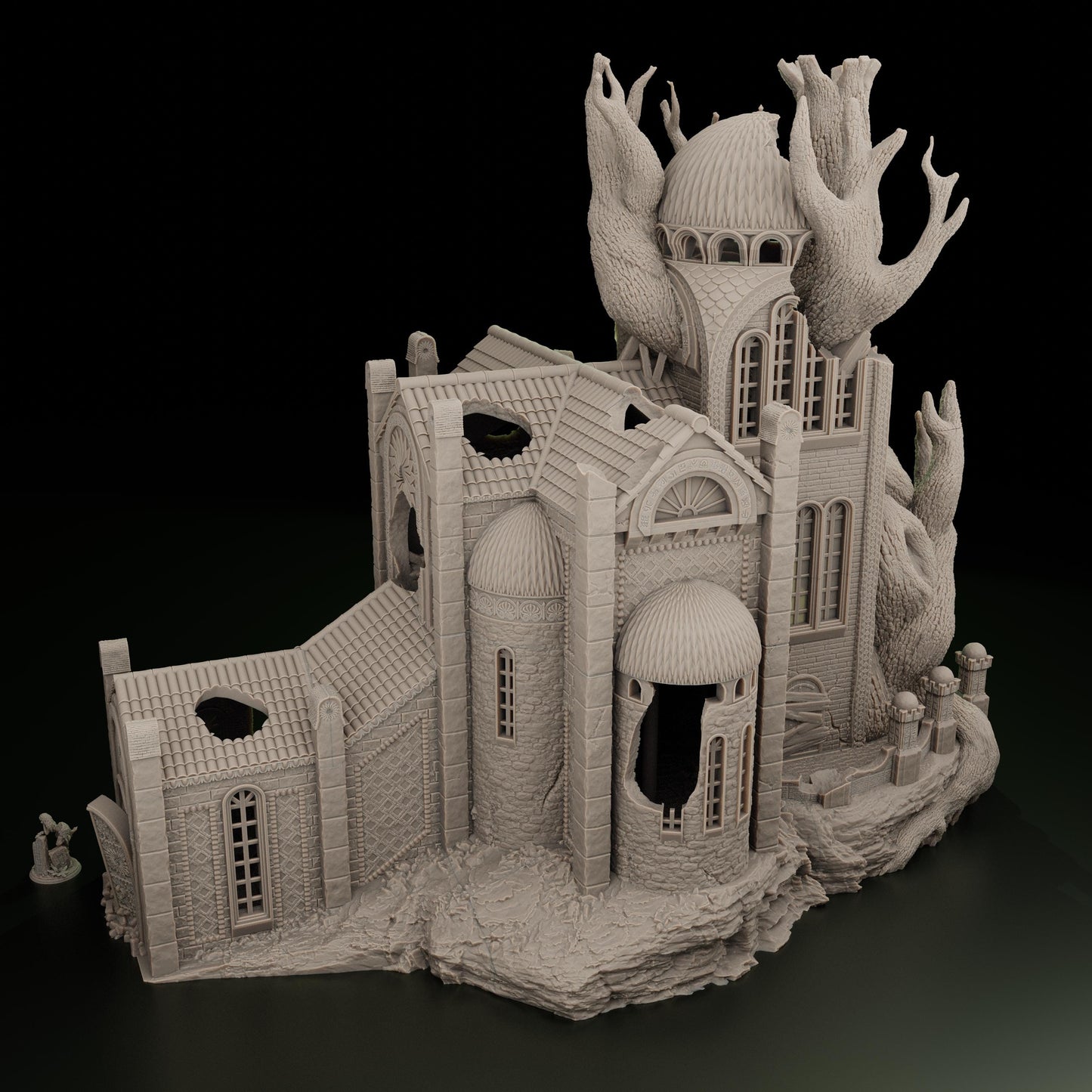 Trench Crusade | Baumtempel | Ruine | Crimson tree Temple | Tabletop Gelände | WW 1 | Fantasy terrain