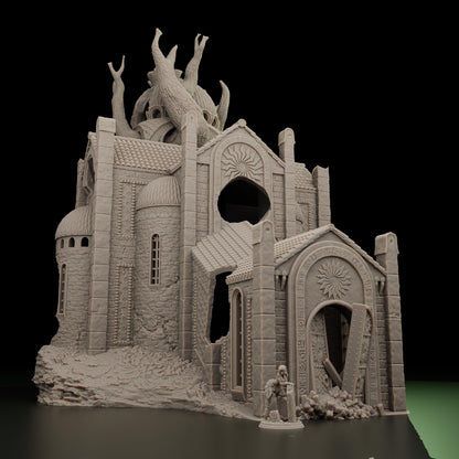 Trench Crusade | Baumtempel | Ruine | Crimson tree Temple | Tabletop Gelände | WW 1 | Fantasy terrain