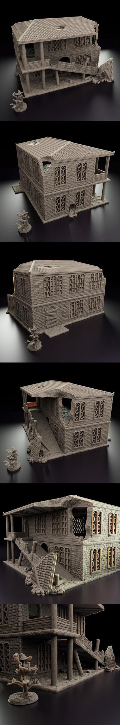 Trench Crusade | Haus 3 | Izidium Quarter | Tabletop Gelände | WW 1 | Fantasy terrain