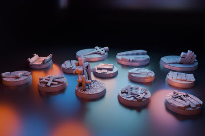 Bases | Trench Crusade | Saints from Trenches | Universal 3D Base | Wargames, Miniaturen, Figuren