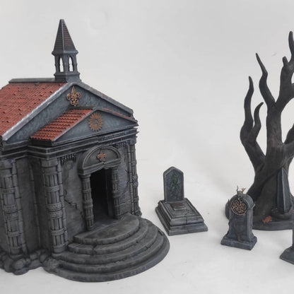 Friedhof | Crypt | Twilight of Agnium | Agnium Old Cemetery | Tabletop Gelände | Fantasy terrain