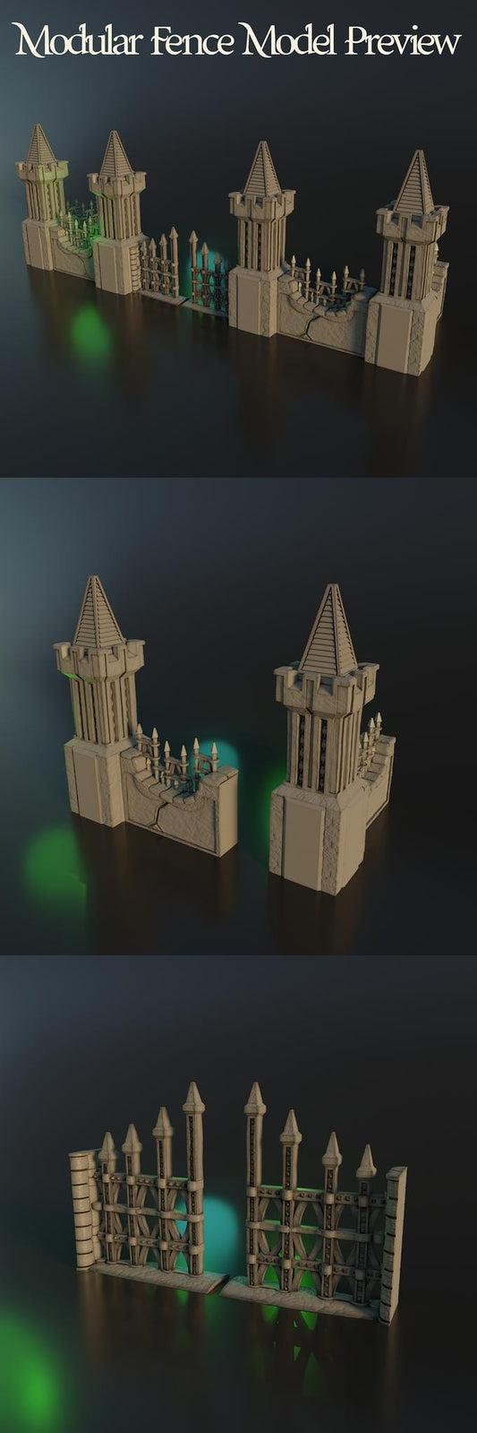 Friedhof | Zaun | Twilight of Agnium | Agnium Old Cemetery | Tabletop Gelände | Fantasy terrain