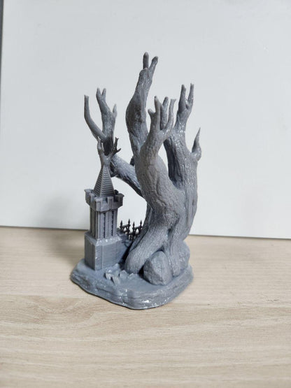 Friedhof | Friedhofbaum | Twilight of Agnium | Agnium Old Cemetery | Tabletop Gelände | Fantasy terrain